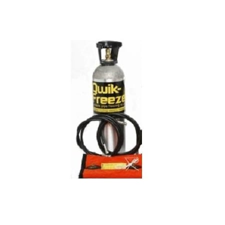 Qwik-Freezer 20 lb. Aluminum Dip Tube CO2 Cylinder with Carry Handle QFAL20